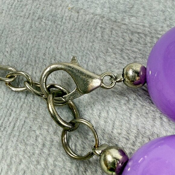 Trolls Pendant Chunky Beaded Necklace Multicolor Pastels Adjustable Women Girls - Picture 15 of 16